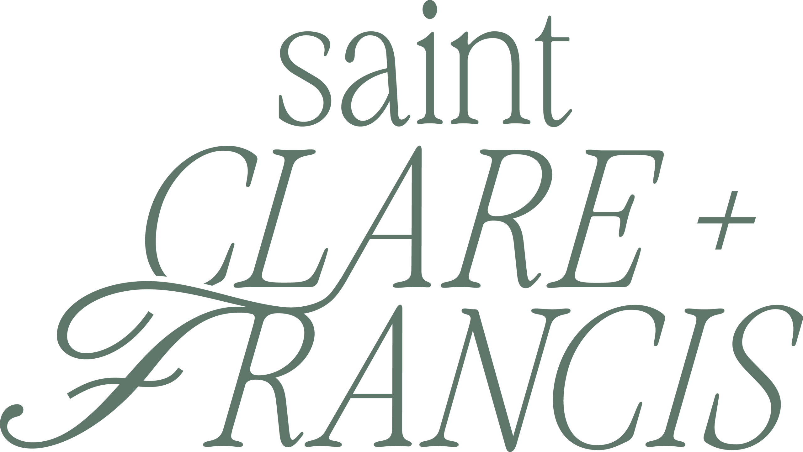 Saint Clare and Francis